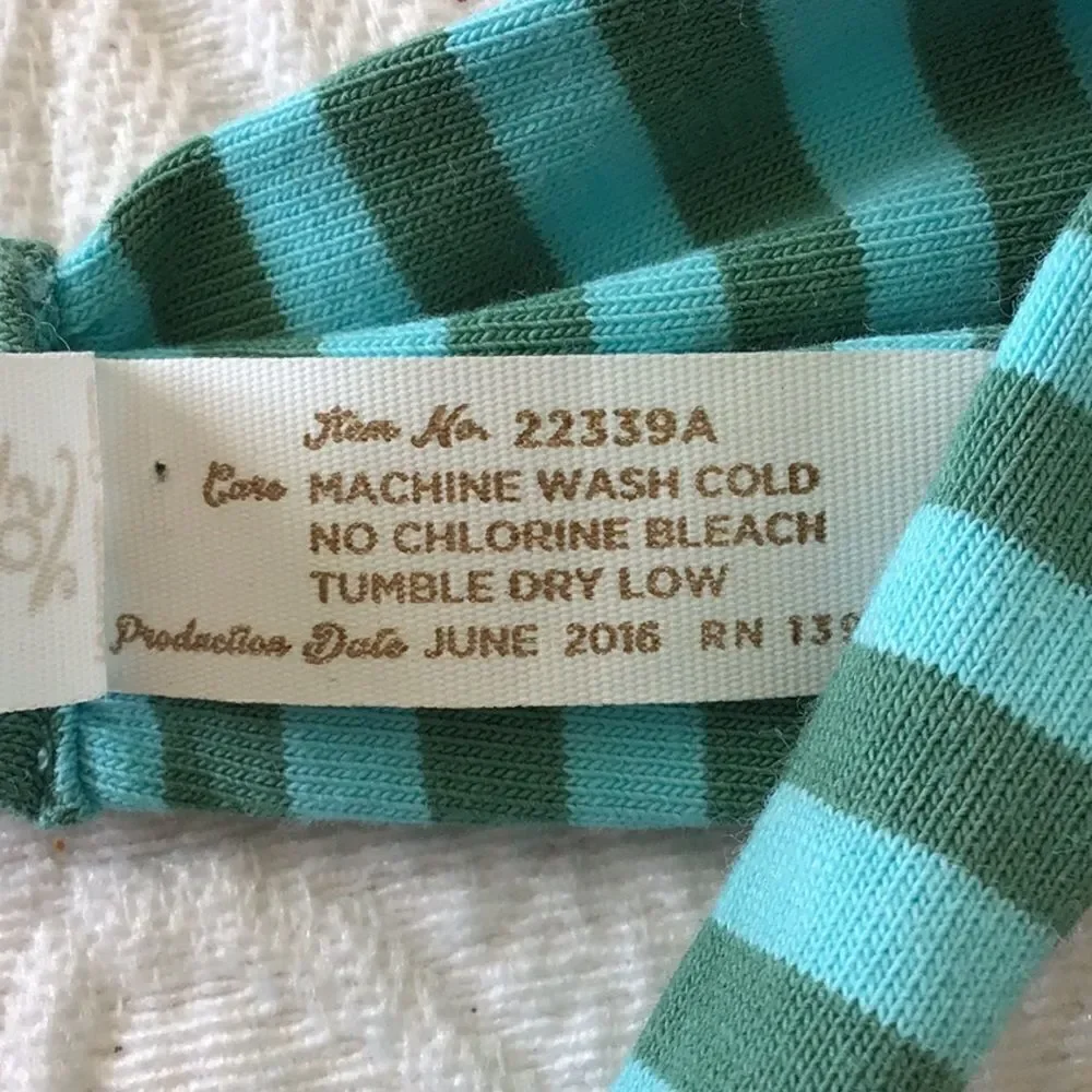 Matilda Jane Flower Striped Headband/ Sash